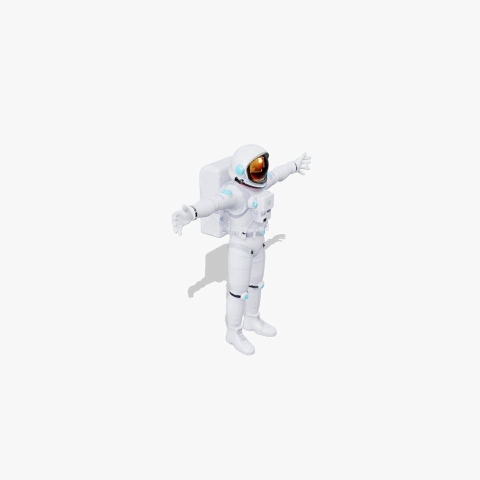 White Space Suit model pack